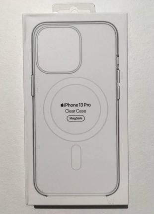 Оригинальный прозрачный чехол apple clear case magsafe mm2y3zm/a для iphone 13 pro (6.1") clear2 фото