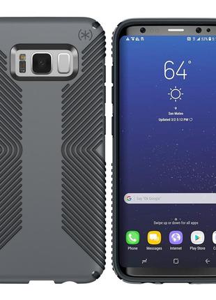 Чохол протиударний speck presidio grip для samsung s8+ plus sm-g955u (6.2") grey