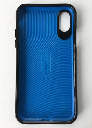 Противоударный чехол gear4 battersea d3o для iphone x/xs black blue8 фото