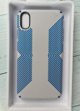 Чехол противоударный speck presidio grip 117106-7569 для iphone xs max (6.5") blue5 фото