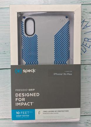 Чехол противоударный speck presidio grip 117106-7569 для iphone xs max (6.5") blue7 фото