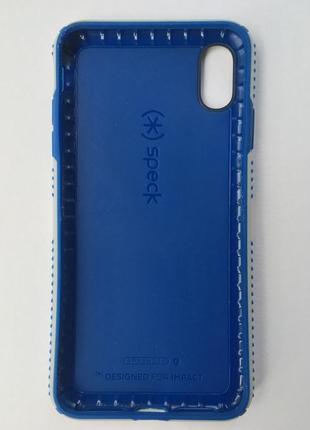 Чехол противоударный speck presidio grip 117106-7569 для iphone xs max (6.5") blue6 фото