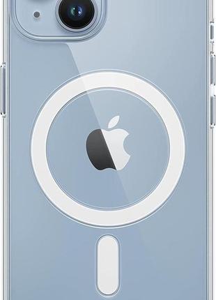Чохол прозорий clear case mpu13rm/a magsafe (original) оригінал для apple iphone 14 (6.1") clear8 фото