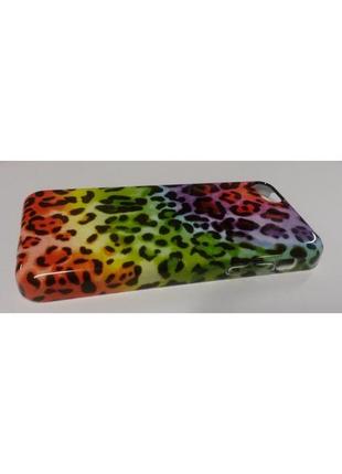 Чехол противоударный incipio feather для iphone 5c rainbow cheetah5 фото