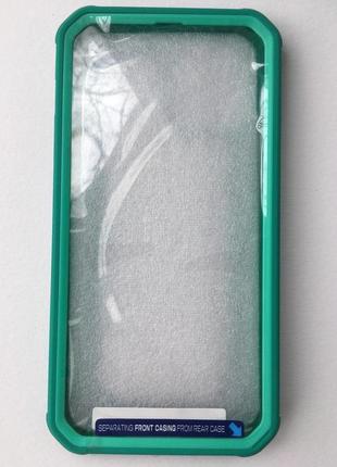 Противоударный чехол с защитой экрана supcase exo pro sp для iphone 12 mini (5.4") mint green3 фото