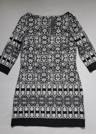 Суперове плаття рукав 3/4 принт орнамент atmosphere