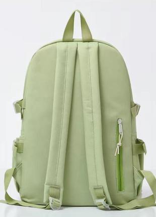 Шкільний набір 4 в 1 рюкзак, сумка-шопер, сумочка, пенал 1274 green4 фото