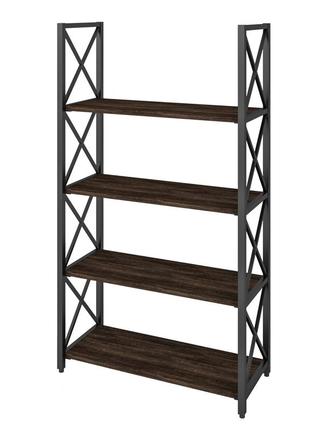 Стеллаж металлический loft details x-125b-2 венге винтаж