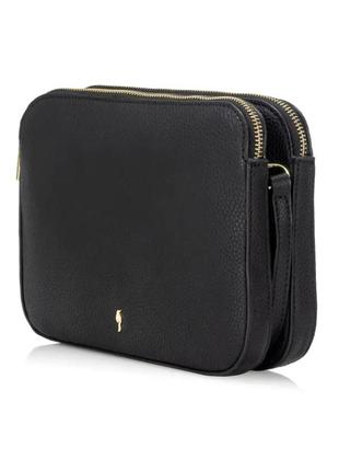 Женская черная сумка прямоугольной формы бренда ochnik городская кросс-боди типа...