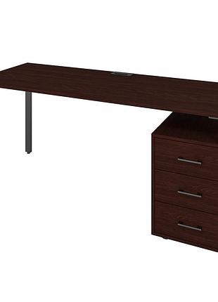 Офисный письменный стол loft details lm180b венге магия