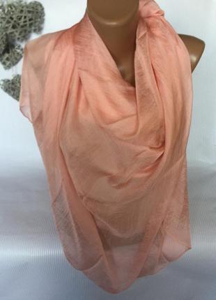 Шикарный нежно-розовый платок шёлк 100%2 фото