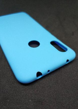 Силіконовий чохол бампер для xiaomi redmi note 6 pro candy case блакитний5 фото