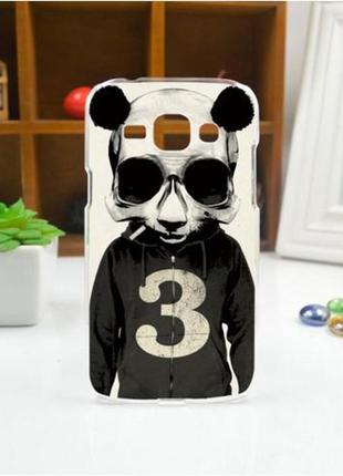 Силіконовий чохол бампер з малюнком для samsung galaxy core i8260 i8262 панда
