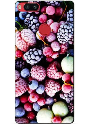 Чохол силіконовий бампер для xiaomi mi a1 з малюнком ягоди ice