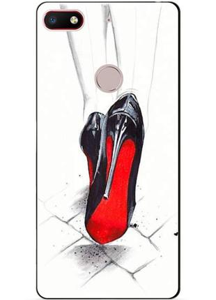 Бампер силіконовий чохол для zte nubia v18 з малюнком лабутены