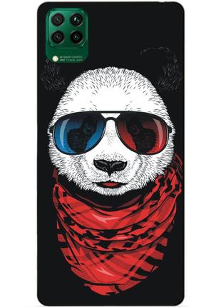 Силиконовый чехол бампер для huawei p40 lite с рисунком панда