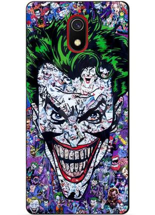 Силиконовый бампер чехол для xiaomi redmi 8a с рисунком  джокер
