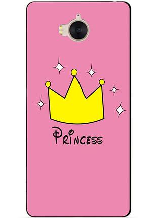 Чехол силиконовый для huawei y5 2017 с рисунком princess
