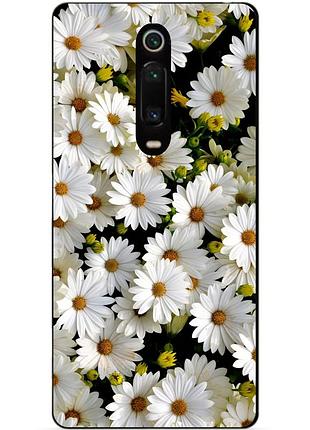 Силиконовый чехол бампер для xiaomi mi 9t pro/k20/mi 9t pro/k20 pro с рисунком ромашки