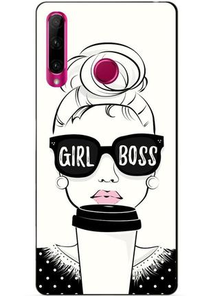 Силіконовий чохол для huawei honor 10i з малюнком girl boss