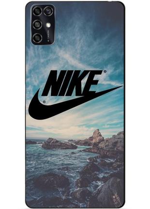 Силіконовий чохол бампер для zte blade v2020 smart з малюнком nike