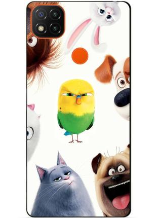Силіконовий бампер чохол для Xiaomi redmi note 8t з малюнком таємна життя домашніх тварин