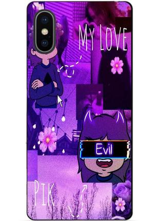 Силіконовий бампер чохол для iphone xs max з героєм 13 карт