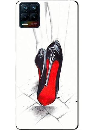 Силіконовий чохол бампер для realme 8 / 8 pro з малюнком туфлі
