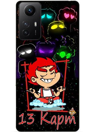 Силиконовый бампер чехол для xiaomi redmi note 12s с героем 13 карт данте