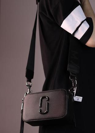 Женская сумка marc jacobs black lux, женская сумка, марк джейкобс черного цвета