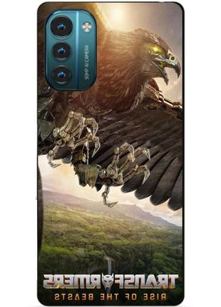 Силиконовый чехол бампер для nokia g11 с рисунком эйрэйзор звероботы трансформеры transformers