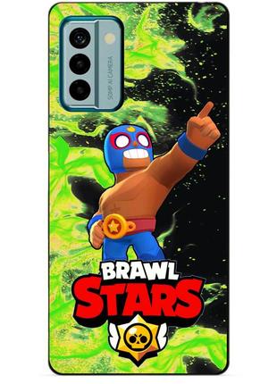 Силіконовий бампер чохол для nokia g22 з героєм бравл ель примо