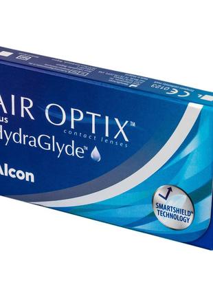 Линзы alcon air optix plus hydraglyde, 1 шт (вибор диоптрии)1 фото