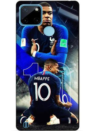 Силіконовий чохол бампер для realme c21y/c25y з малюнком mbappe франція
