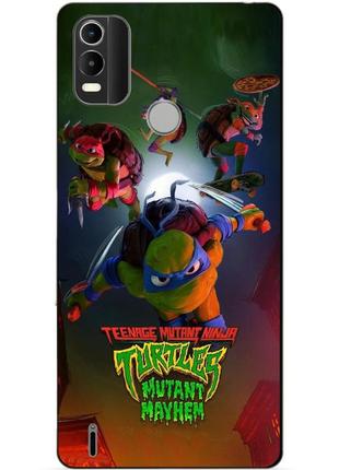 Силіконовий чохол бампер для nokia c21 plus з картинкою черепашки ніндзя