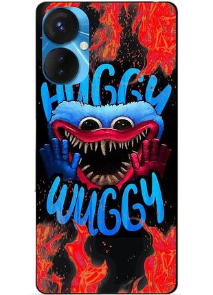 Силиконовый бампер чехол для tecno spark 9 pro с рисунком huggy wuggy хагги вагги