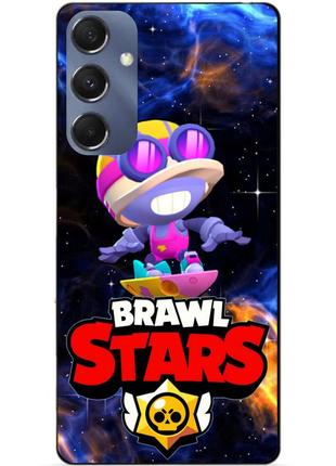 Силиконовый чехол бампер для samsung m34 5g с героем космический бравл карл