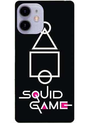 Силиконовый чехол бампер для iphone 11  игра в кальмара