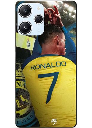 Силіконовий бампер чохол для xiaomi redmi 12 малюнок ronaldo аль наср роналдо