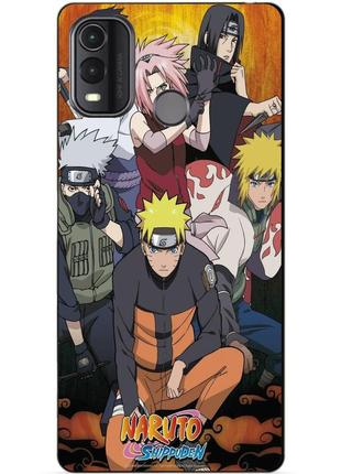 Силиконовый чехол бампер для nokia g11 plus с рисунком naruto наруто аниме