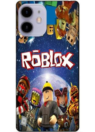 Силіконовий чохол бампер для iphone 11 з малюнком роблокс roblox