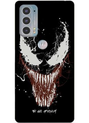 Силіконовий чохол бампер для motorola edge 20 з малюнком веном venom