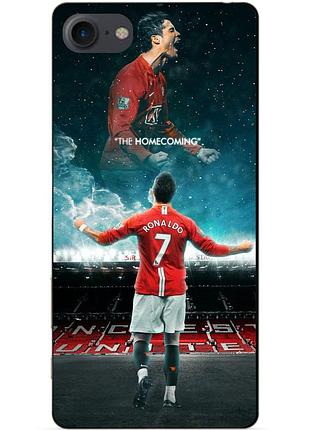 Силиконовый чехол бампер для iphone se 2 2020 с рисунком роналдо мю ronaldo