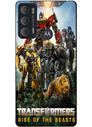 Силіконовий чохол бампер для motorola moto g60 зверобати трансформери transformers