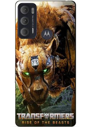 Силиконовый чехол бампер для motorola moto g60 с рисунком читор звероботы трансформеры transformers