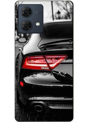 Силіконовий чохол бампер для motorola moto g84 з малюнком audi ауді машина авто