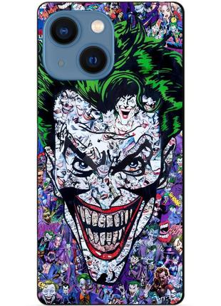 Силиконовый чехол бампер для iphone 13 с рисунком джокер joker