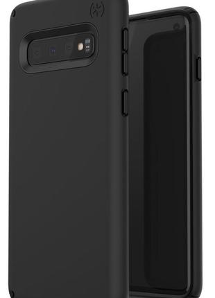 Чехол-бампер противоударный speck presidio pro для samsung galaxy s10 (6.1") black2 фото