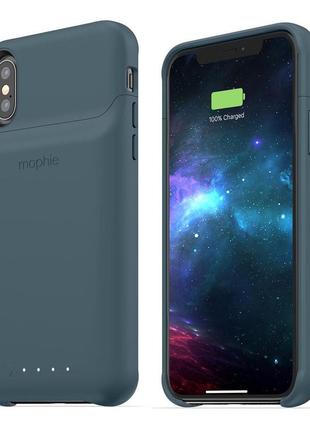 Чехол-аккумулятор с беспроводной зарядкой mophie juice pack access power bank 2000 mah для iphone x/xs stone