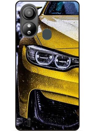 Силіконовий чохол бампер для zte blade l220 з малюнком bmw бмв машина авто